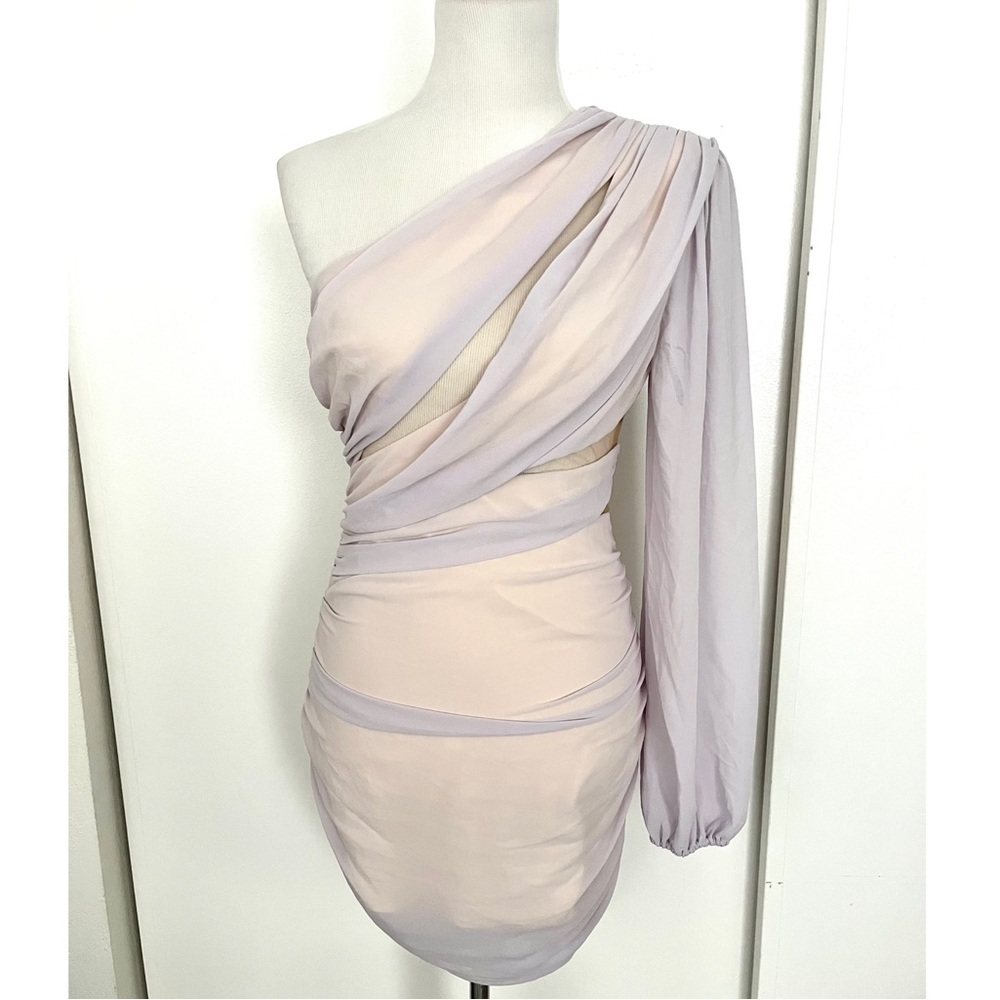 Michael Costello x Revolve One Shoulder Dress